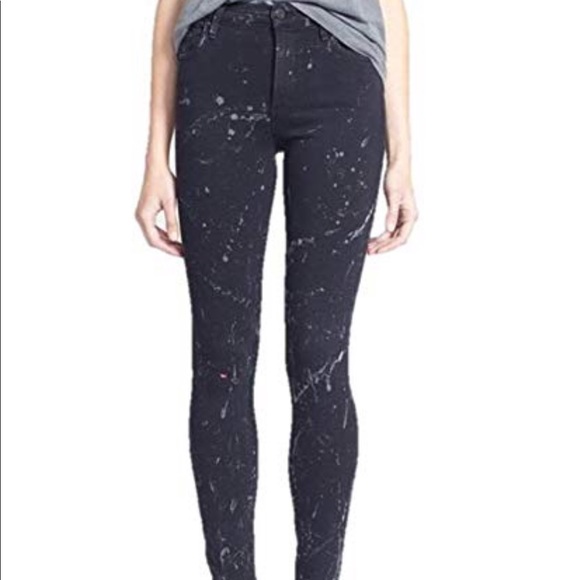 Citizens Of Humanity Denim - COH black splatter rocket jeans